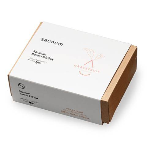 Saunum Aroma Oil Set - Premium Grapefruit Aromatherapy System for Sauna Enhancement