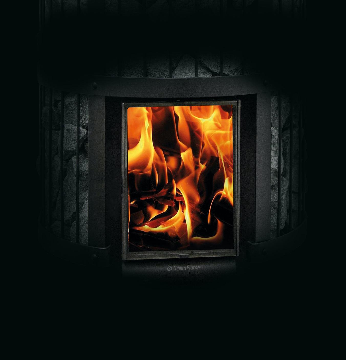 Harvia Legend 240 Greenflame Wood-Burning Sauna Stove WK200LD