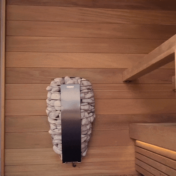 Harvia Spirit SP80E Electric Sauna Heater Package