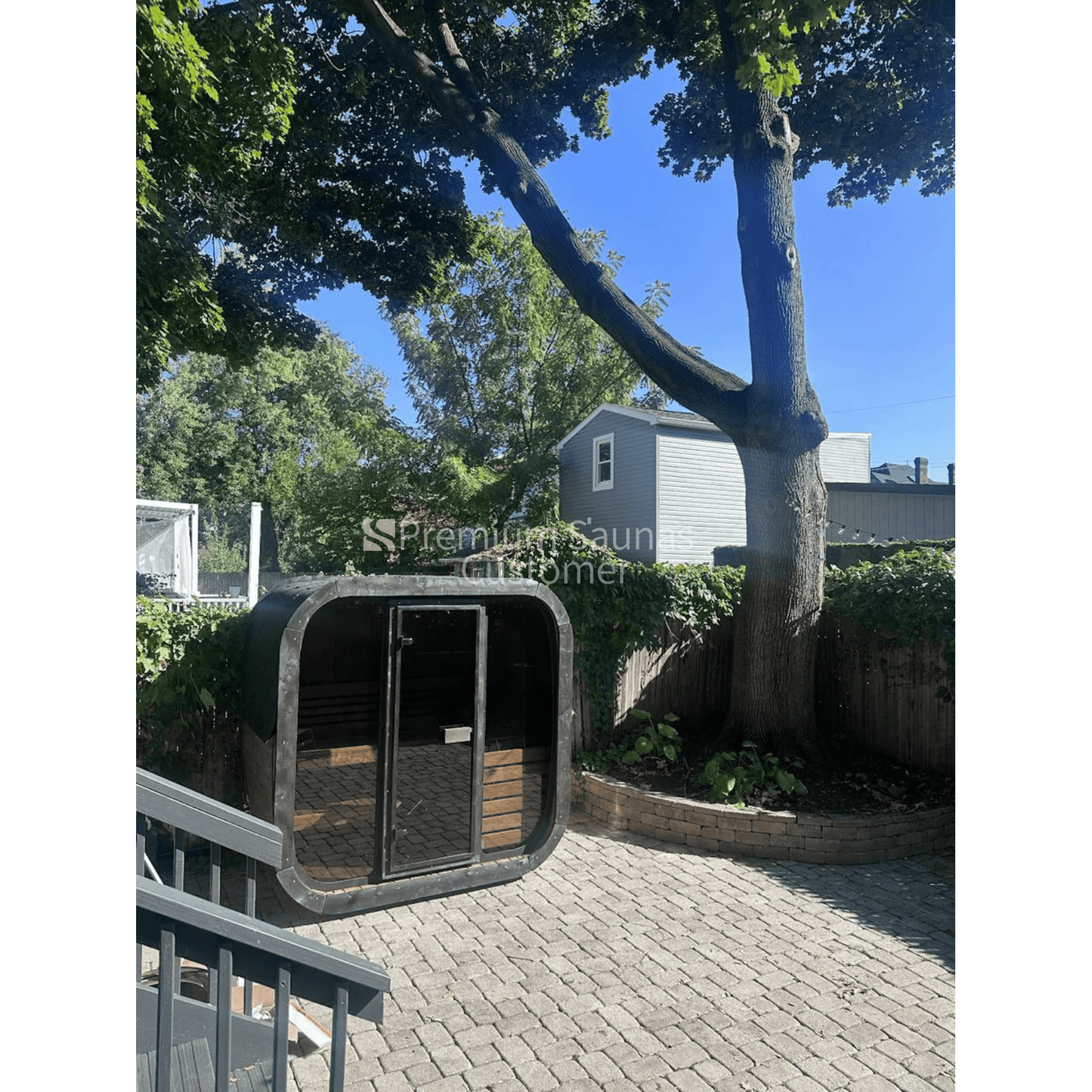SaunaLife CUBE Series CL4G | 1-2 Person Outdoor Traditional Sauna