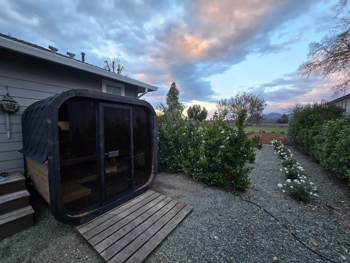 SaunaLife CUBE Series CL5G | 3-4 Person Outdoor Traditional Sauna