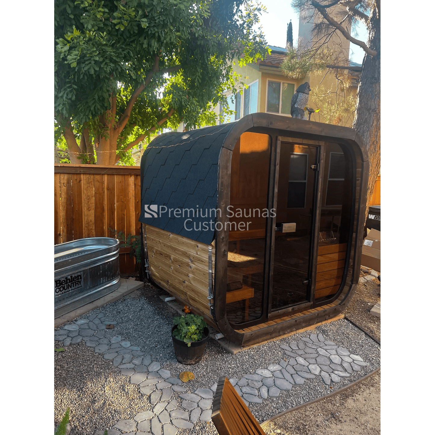 SaunaLife CUBE Series CL4G | 1-2 Person Outdoor Traditional Sauna