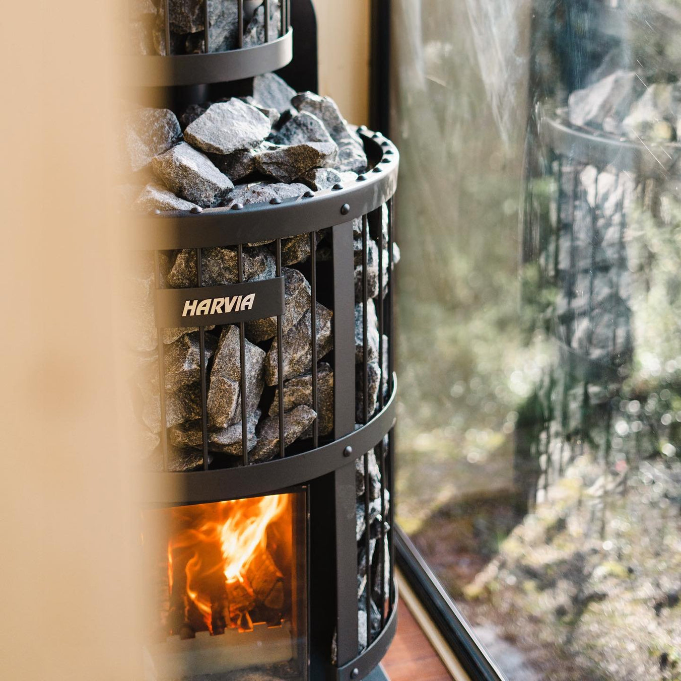 Harvia Legend 240 Greenflame Wood-Burning Sauna Stove WK200LD