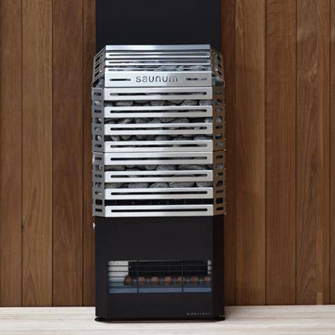 Saunum Air 5 Complete Sauna System - 4.8kW Stainless Steel Heater with Smart Controls & Stones