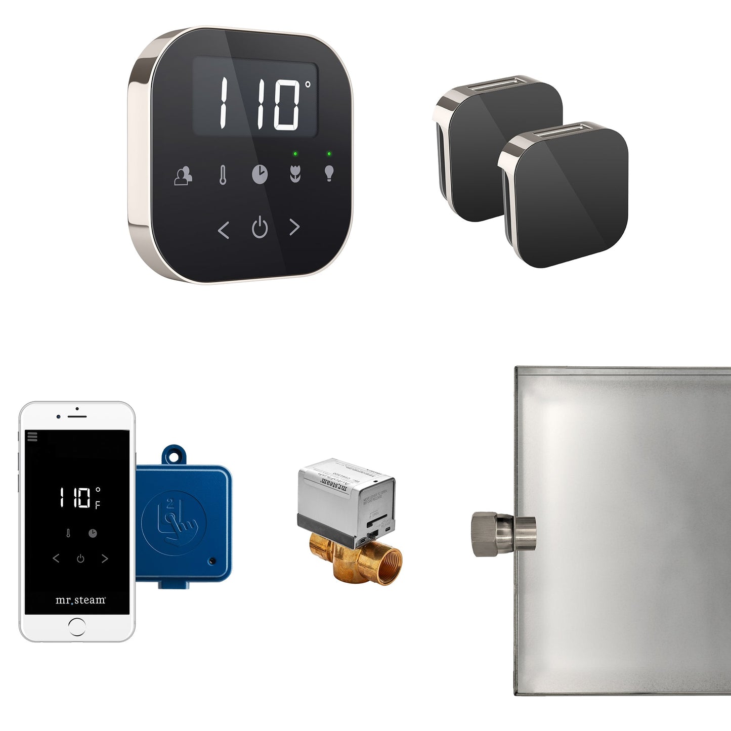 Mr. Steam AirButler Steam Shower Control Package with AirTempo