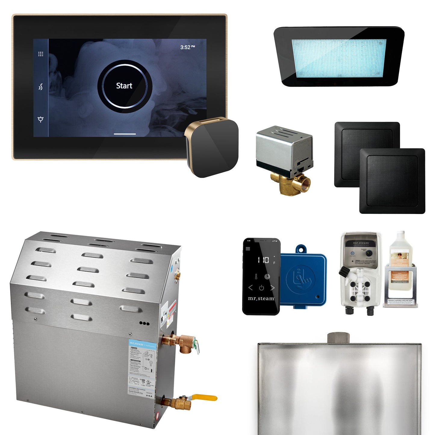 Mr. Steam XDream Home Steam Shower Generator Package with iSteamX Control (5-15kW)