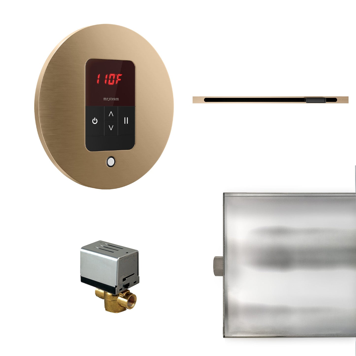 Mr. Steam Basic Butler Steam Shower Control Package with iTempo