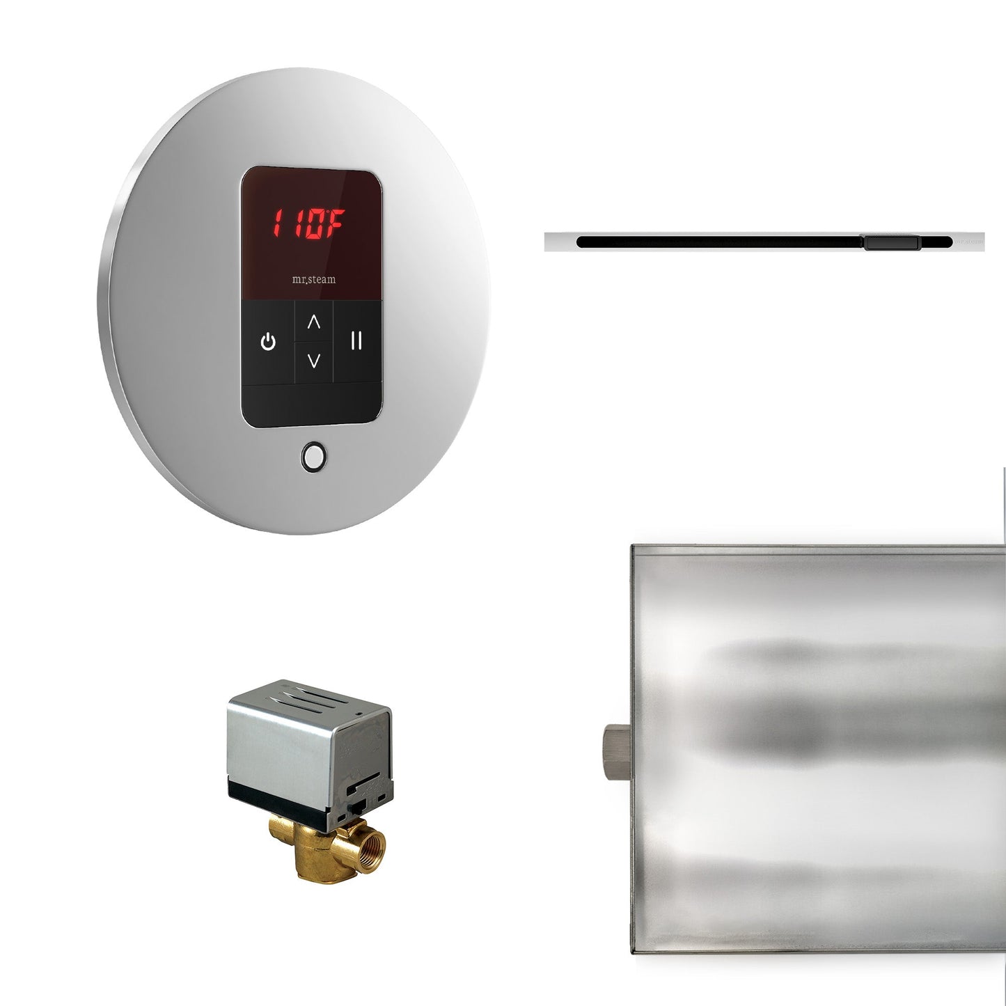 Mr. Steam Basic Butler Steam Shower Control Package with iTempo