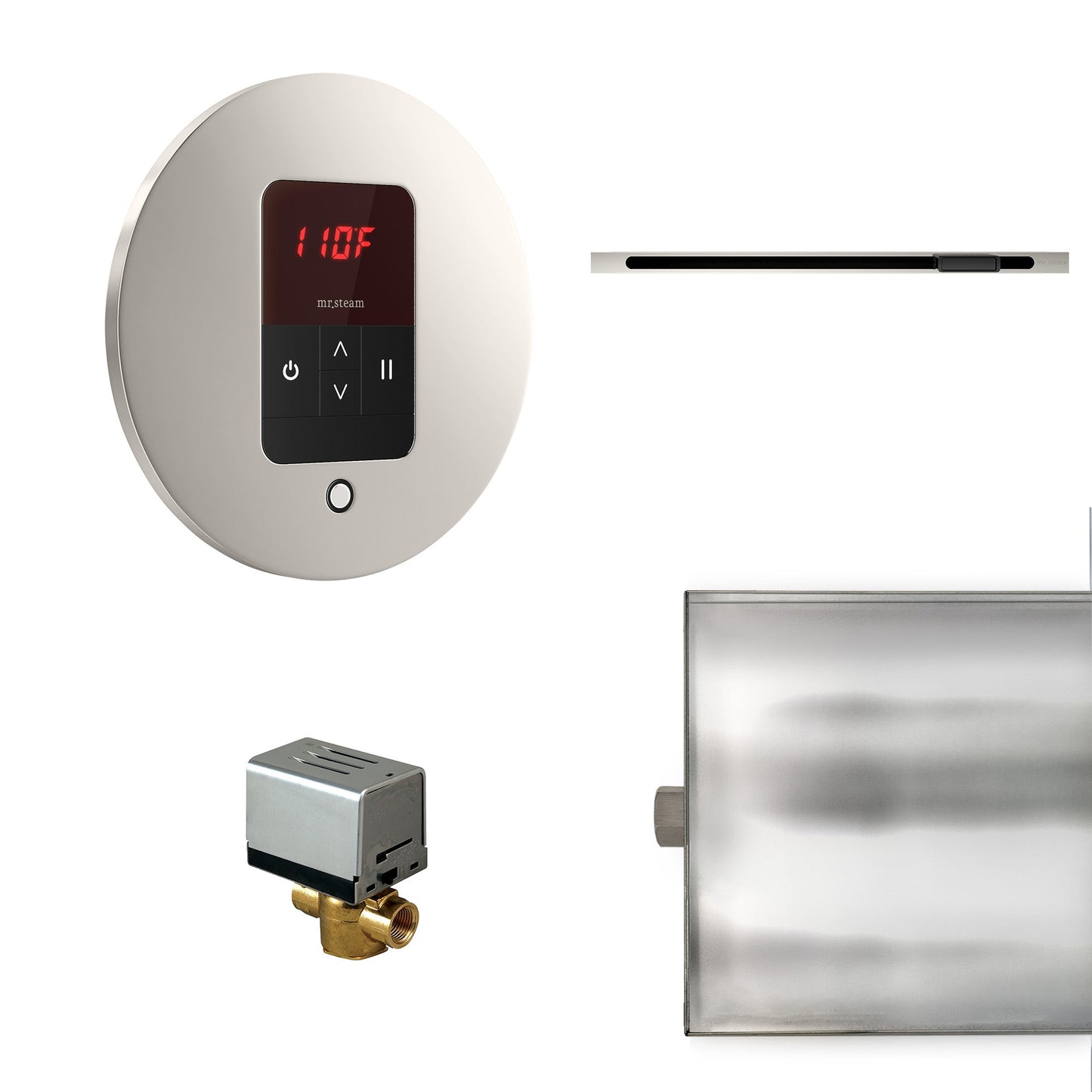 Mr. Steam Basic Butler Steam Shower Control Package with iTempo