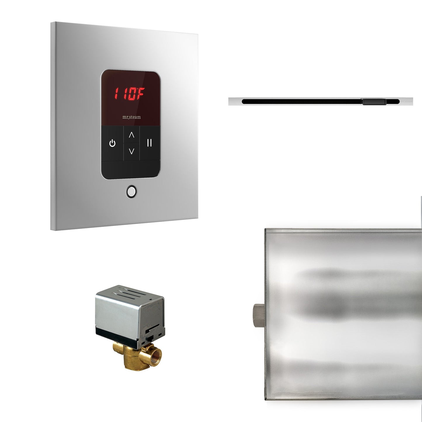 Mr. Steam Basic Butler Steam Shower Control Package with iTempo