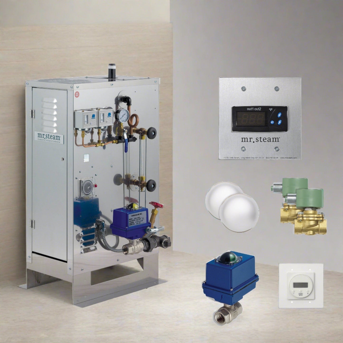 Mr. Steam CU Series Commercial Steam Shower Generator Package (9-108 kW)