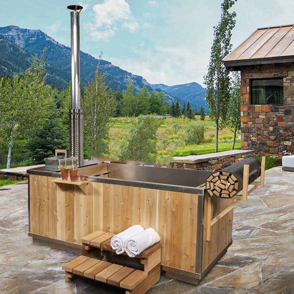 Dundalk LeisureCraft Starlight Wood Burning Hot Tub | Canadian Timber Collection