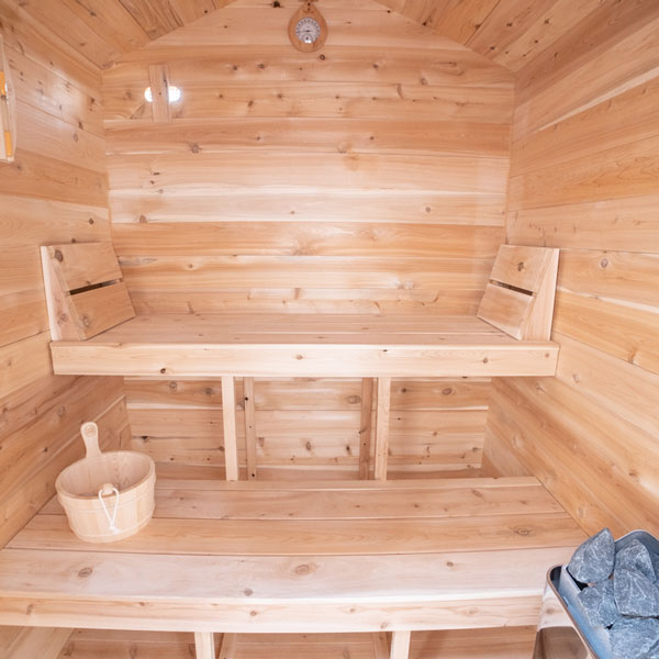 Dundalk LeisureCraft Granby 2-3 Person Cabin Sauna | Canadian Timber Collection (CTC66W)
