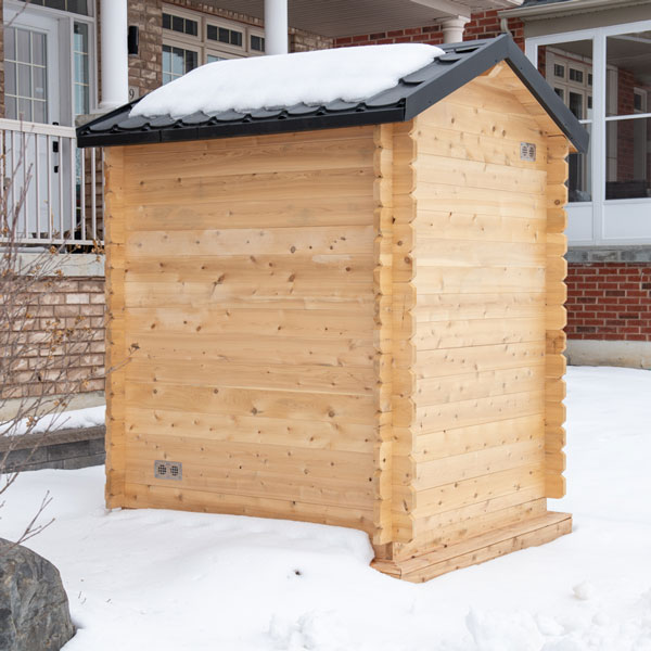Dundalk LeisureCraft Granby 2-3 Person Cabin Sauna | Canadian Timber Collection (CTC66W)