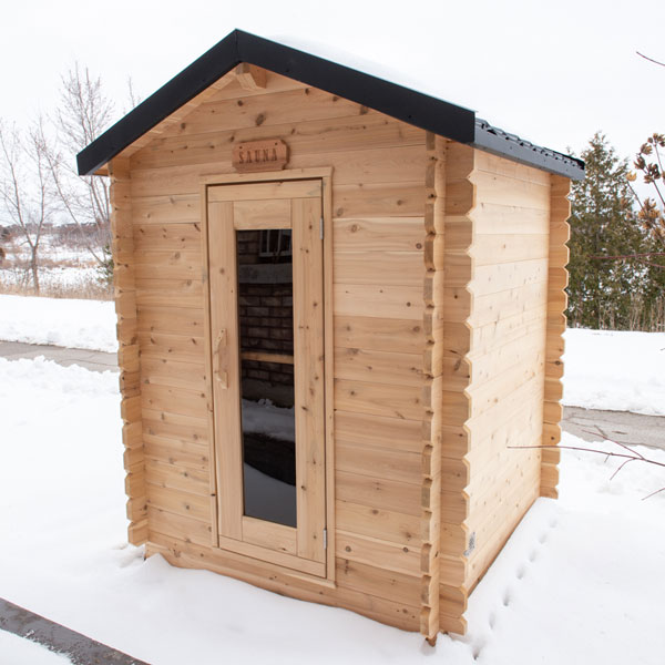 Dundalk LeisureCraft Granby 2-3 Person Cabin Sauna | Canadian Timber Collection (CTC66W)