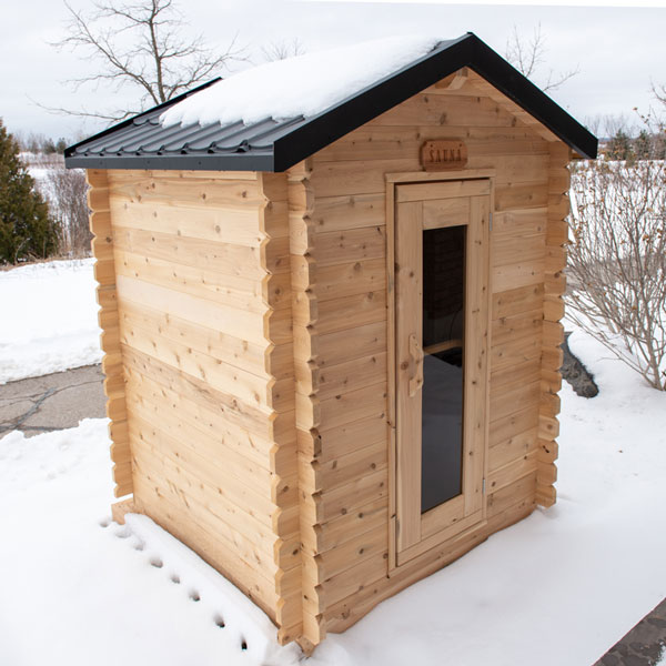Dundalk LeisureCraft Granby 2-3 Person Cabin Sauna | Canadian Timber Collection (CTC66W)
