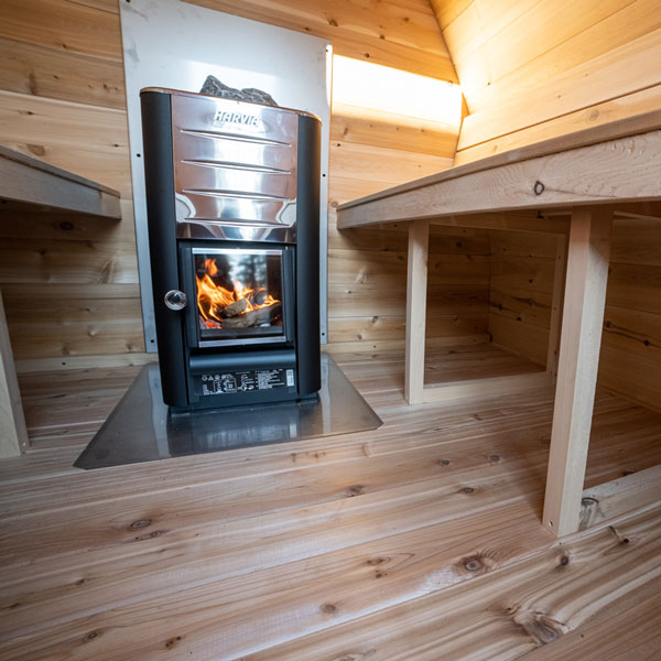 Dundalk LeisureCraft MiniPOD 4-Person Sauna | Canadian Timber Collection (CTC77MW)
