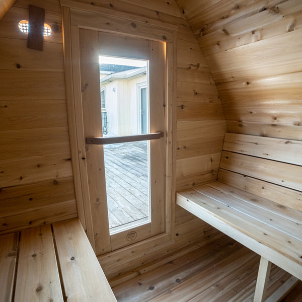 Dundalk LeisureCraft MiniPOD 4-Person Sauna | Canadian Timber Collection (CTC77MW)