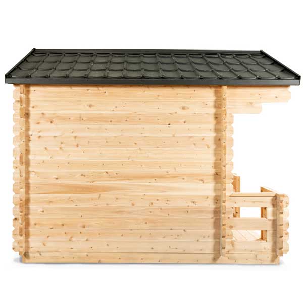 Dundalk LeisureCraft Georgian Cabin 6-Person Sauna with Porch | Canadian Timber Collection (CTC88PW)