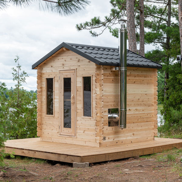 Dundalk LeisureCraft Georgian Cabin 6-Person Sauna | Canadian Timber Collection (CTC88W)