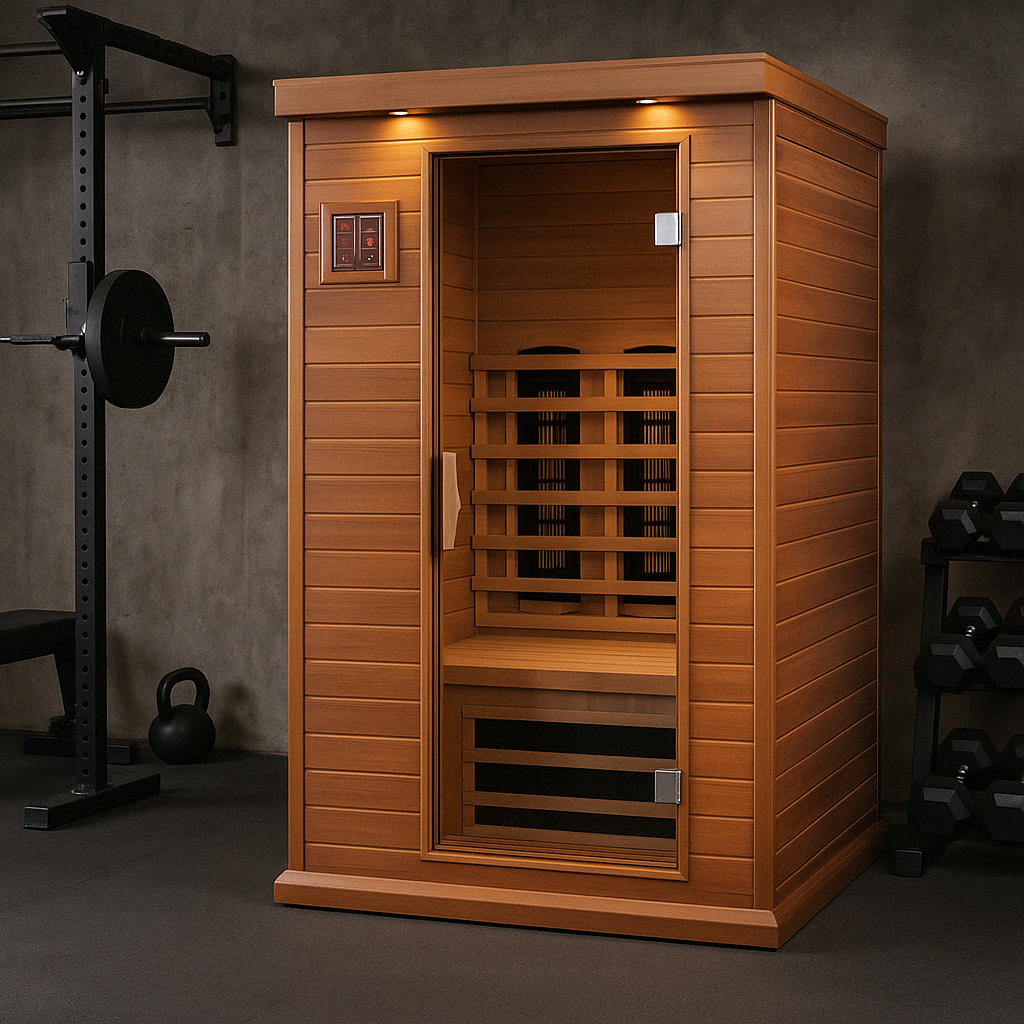 Maxxus 2-Person Near Zero EMF Full Spectrum Infrared Sauna | MX-M206-01-FS-CED