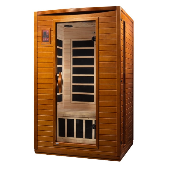Dynamic Versailles 2-Person Low EMF FAR Infrared Sauna with Canadian Hemlock | DYN-6202-03