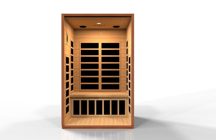Dynamic Cordoba 2-Person Low EMF FAR Infrared Sauna with Canadian Hemlock | DYN-6203-01