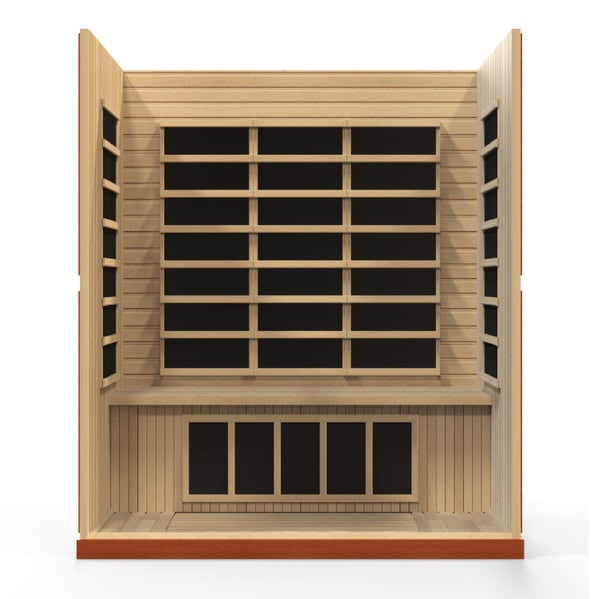 Dynamic Bergamo 4-Person Low EMF FAR Infrared Sauna | DYN-6440-01