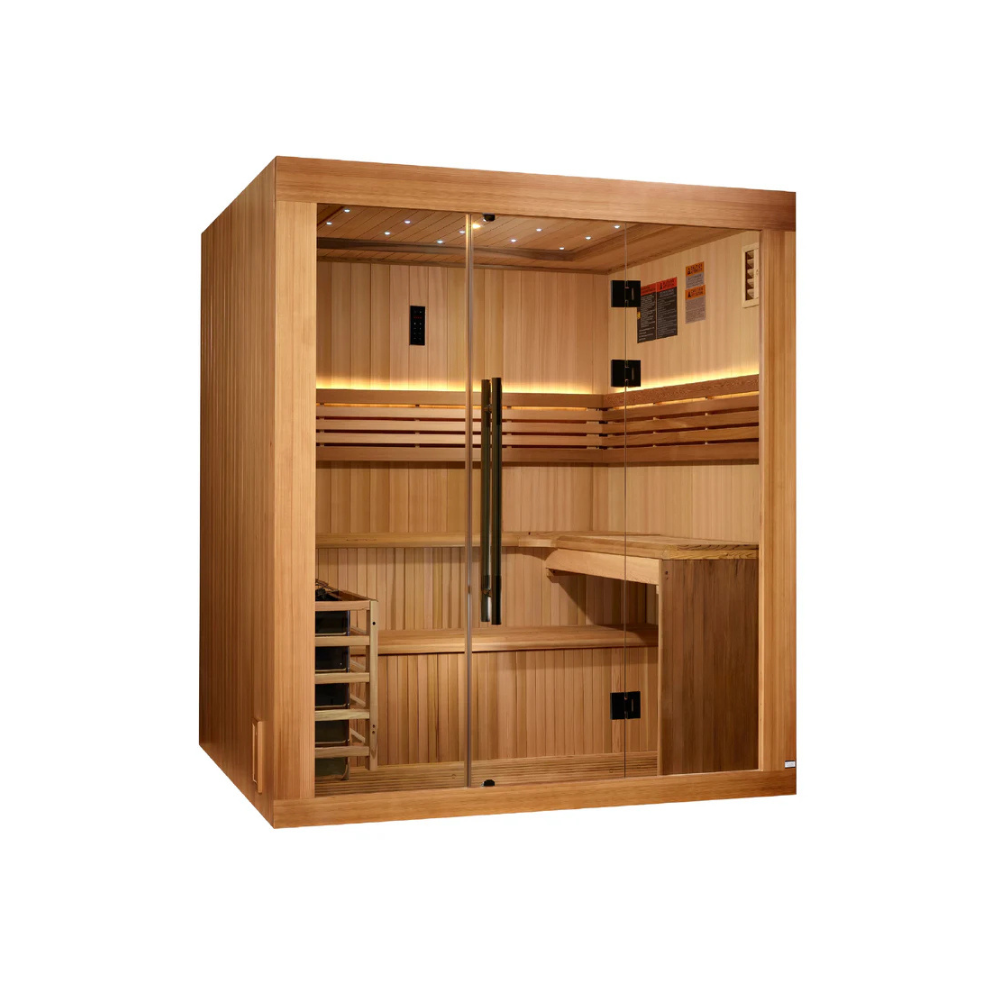 Golden Designs 2025 Osla Edition 6 Person Traditional Sauna GDI-7689-02