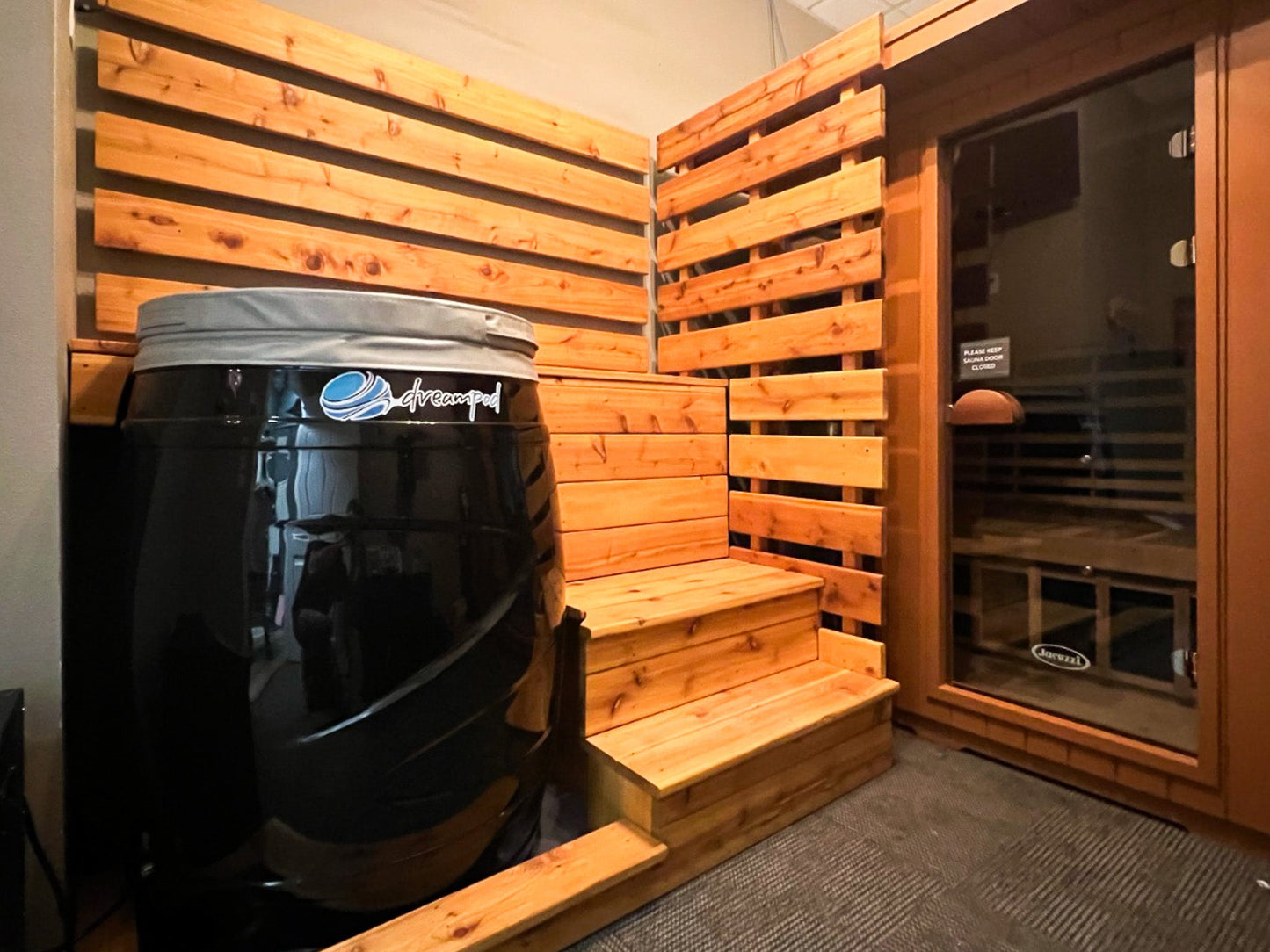 Dreampod Cold Plunge Barrel with Chiller