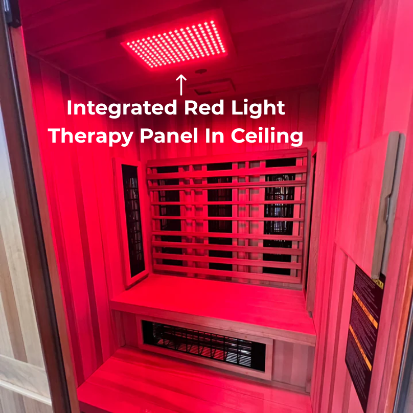 Finnmark Designs Trinity 2-Person Hybrid Infrared & Traditional Steam Sauna + Red Light Therapy | FD-KN004