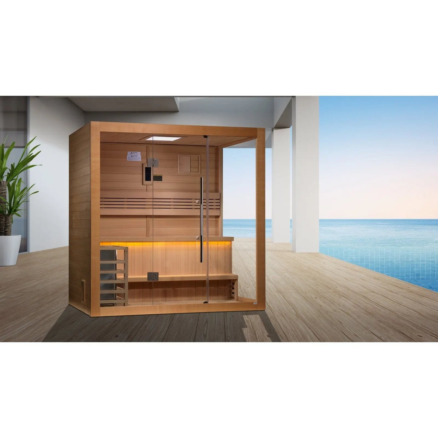 Golden Designs Forssa Edition 3 Person Indoor Traditional Sauna GDI-7203-01