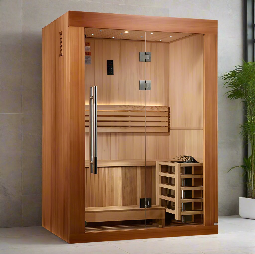 Golden Designs 2025 Sundsvall Edition 2 Person Traditional Sauna GDI-7289-02
