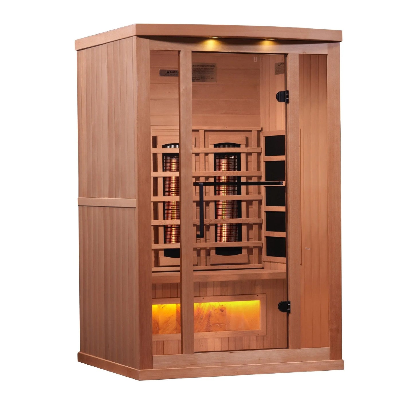 Golden Designs 2-Person Full Spectrum PureTech™ Near Zero EMF FAR Infrared Sauna GDI-8020-02