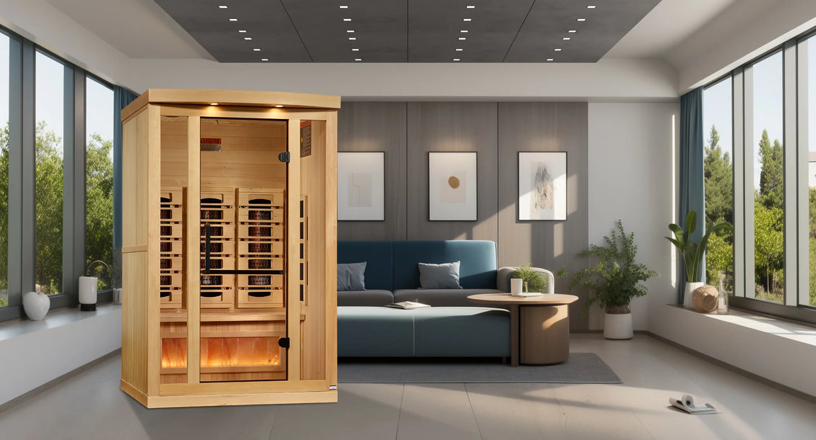 Golden Designs 2-Person 2025 Reserve Edition Full Spectrum Sauna GDI-8020-03
