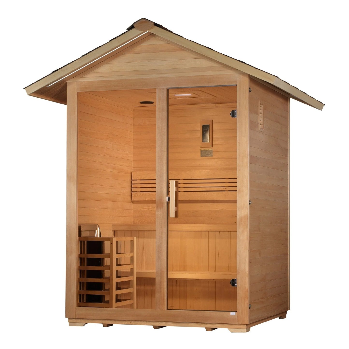 Golden Designs Arlberg 3 Person Traditional Outdoor Sauna GDI-8103-01