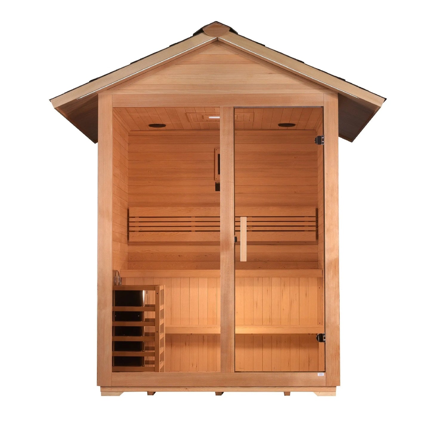 Golden Designs Arlberg 3 Person Traditional Outdoor Sauna GDI-8103-01