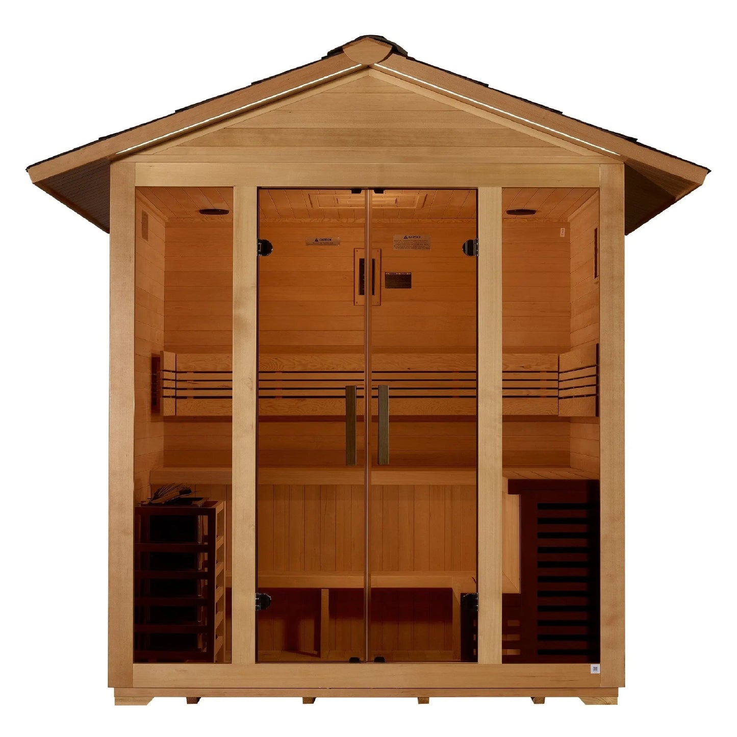 Golden Designs Vorarlberg 5 Person Traditional Outdoor Sauna GDI-8105-01