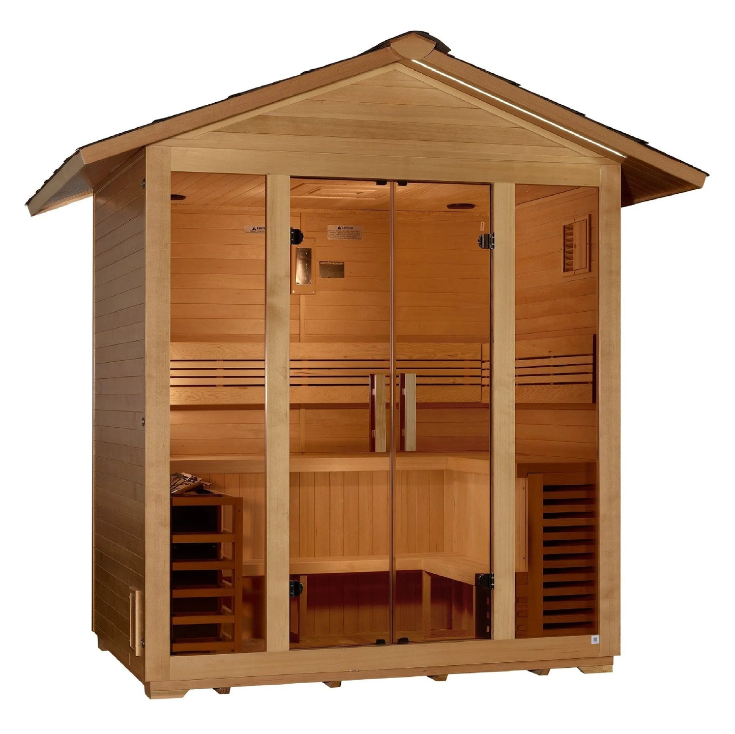 Golden Designs Vorarlberg 5 Person Traditional Outdoor Sauna GDI-8105-01