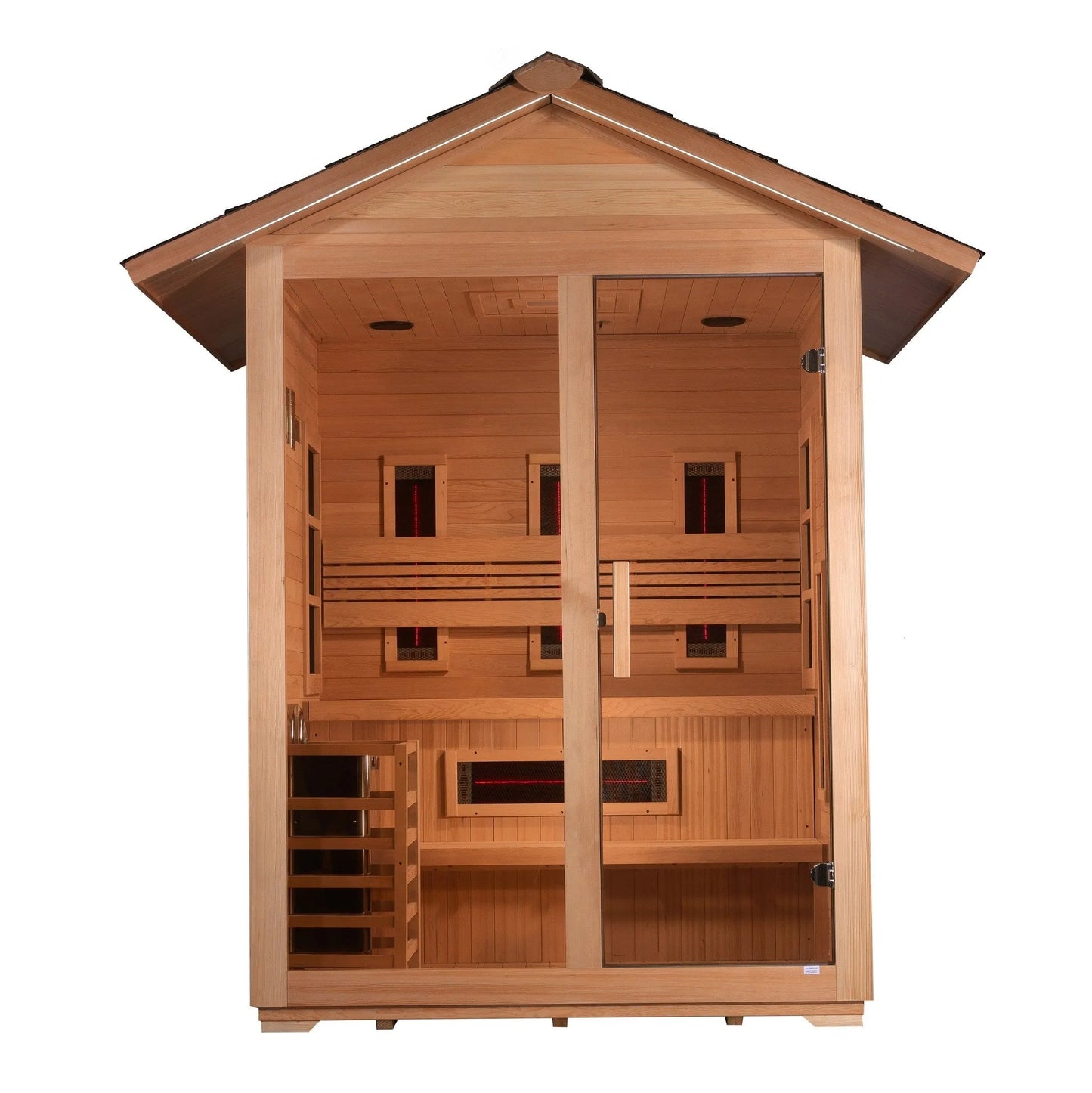 Golden Designs Carinthia 3 Person Hybrid Outdoor Sauna GDI-8123-01
