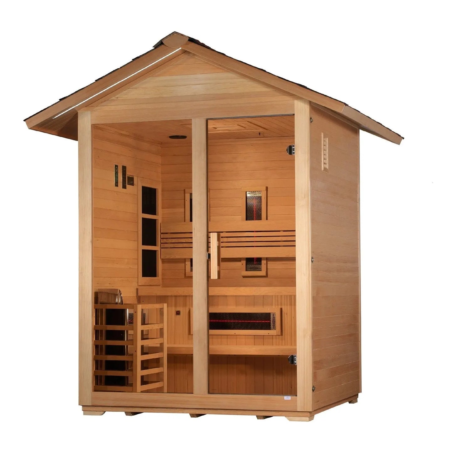 Golden Designs Carinthia 3 Person Hybrid Outdoor Sauna GDI-8123-01