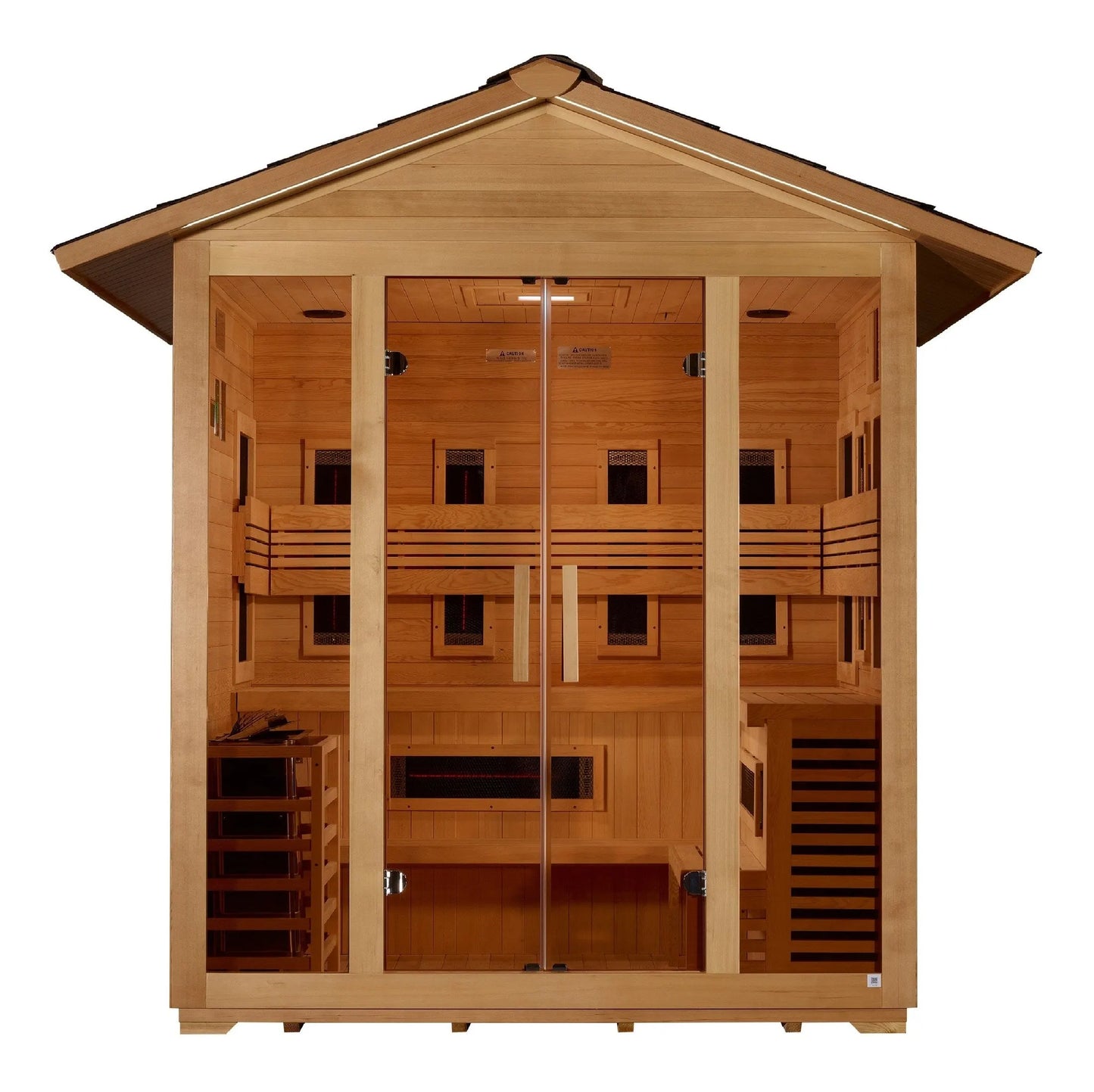 Golden Designs Gargellen 5 Person Hybrid Outdoor Sauna GDI-8125-01