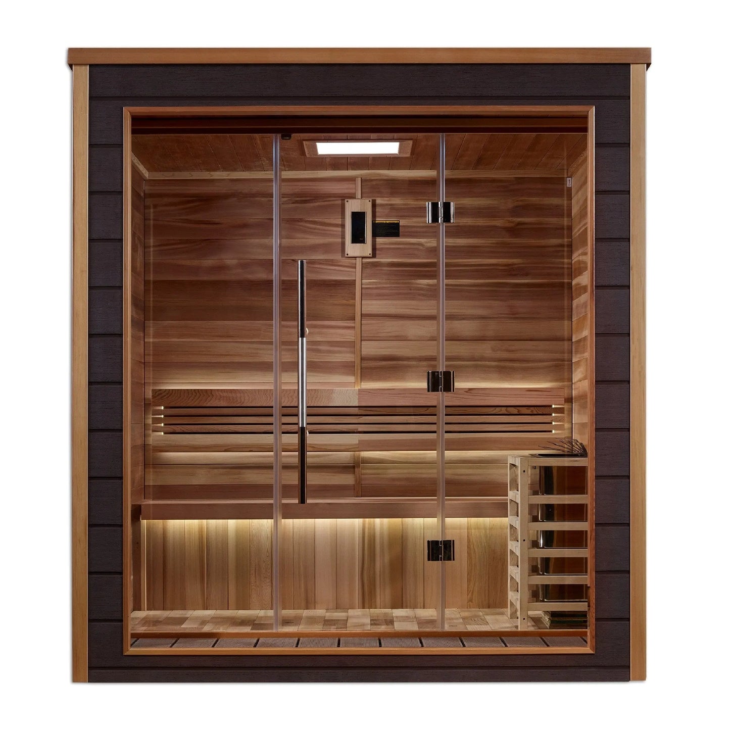 Golden Designs Drammen 3 Person Outdoor Traditional Sauna GDI-8203-01