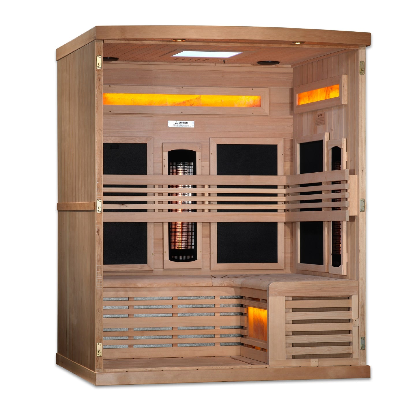 Golden Designs 3-Person Reserve Edition Full Spectrum Sauna GDI-8230-01