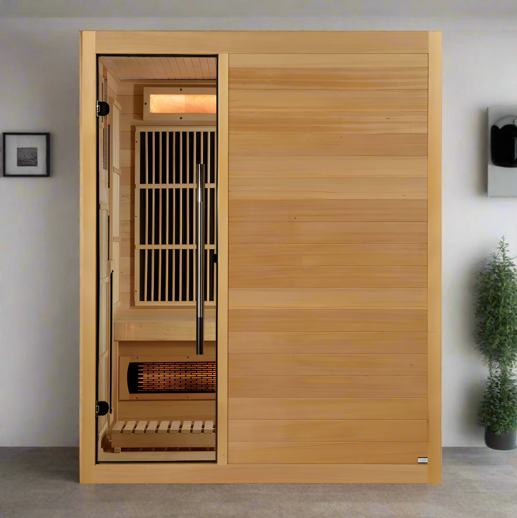 Golden Designs 2025 Soria 3 Person Hybrid Indoor Sauna GDI-8330-01