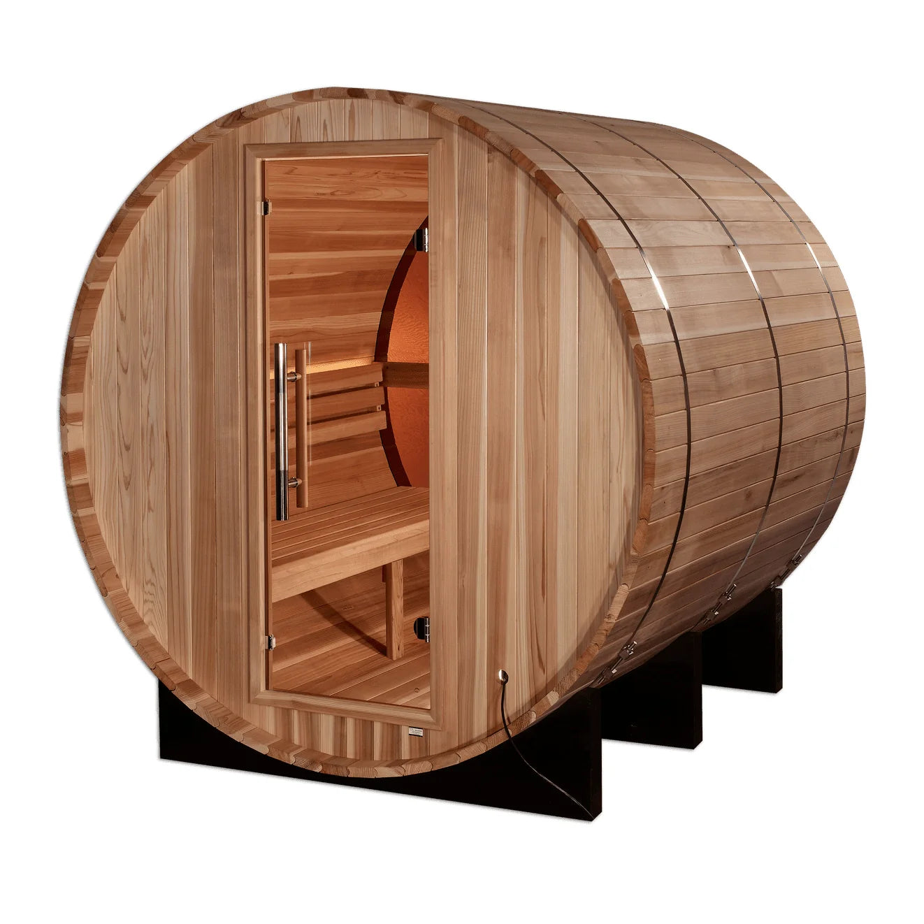 Golden Designs Zurich 4 Person Barrel Traditional Sauna GDI-B024-01