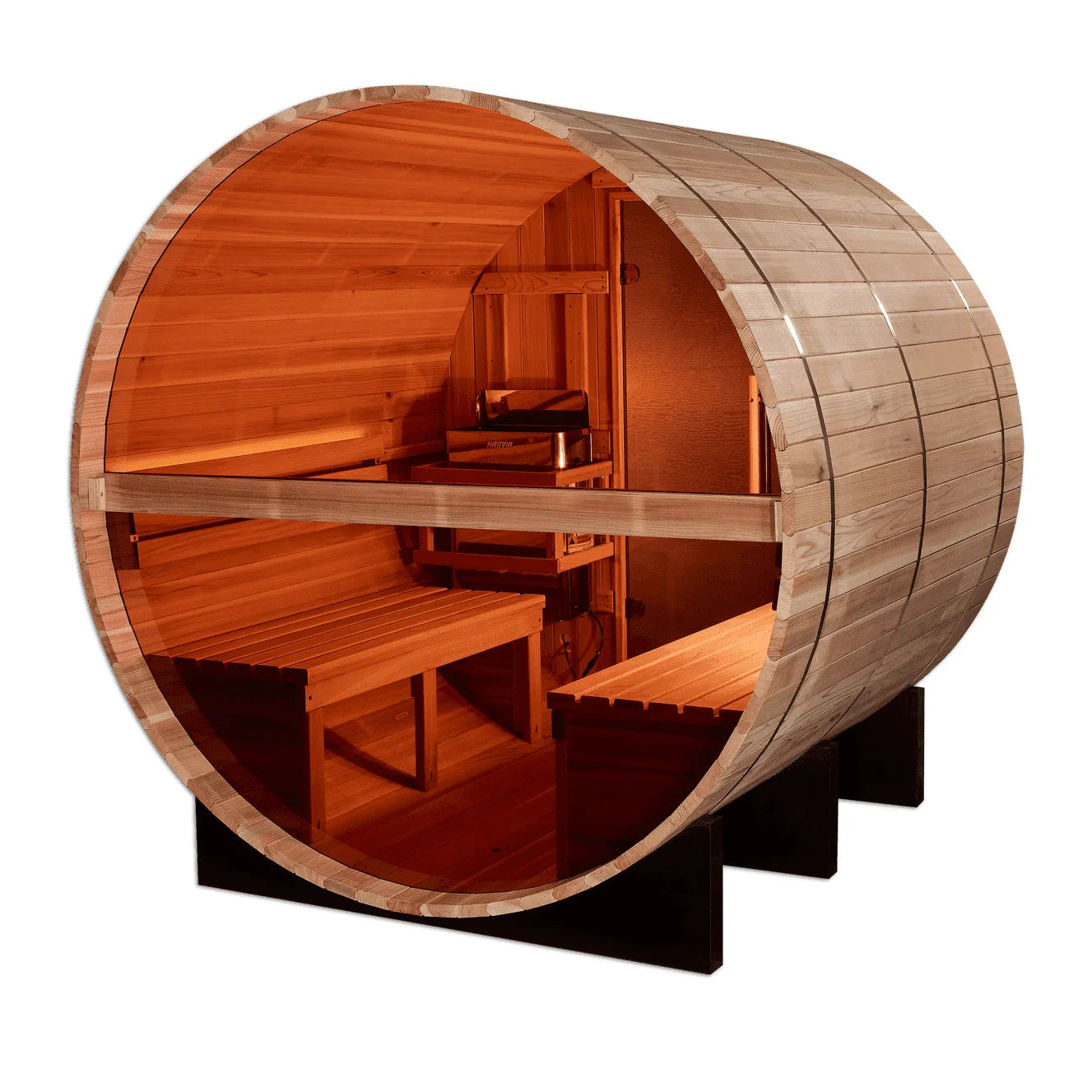 Golden Designs Zurich 4 Person Barrel Traditional Sauna GDI-B024-01