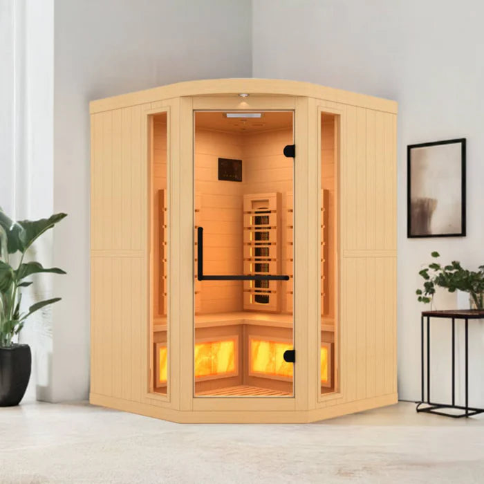 Golden Designs 3-Person Corner 2025 Reserve Edition Full Spectrum Sauna GDI-8035-03