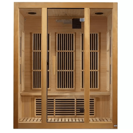 Maxxus Bellevue 3-Person Low EMF FAR Infrared Sauna | MX-J306-01