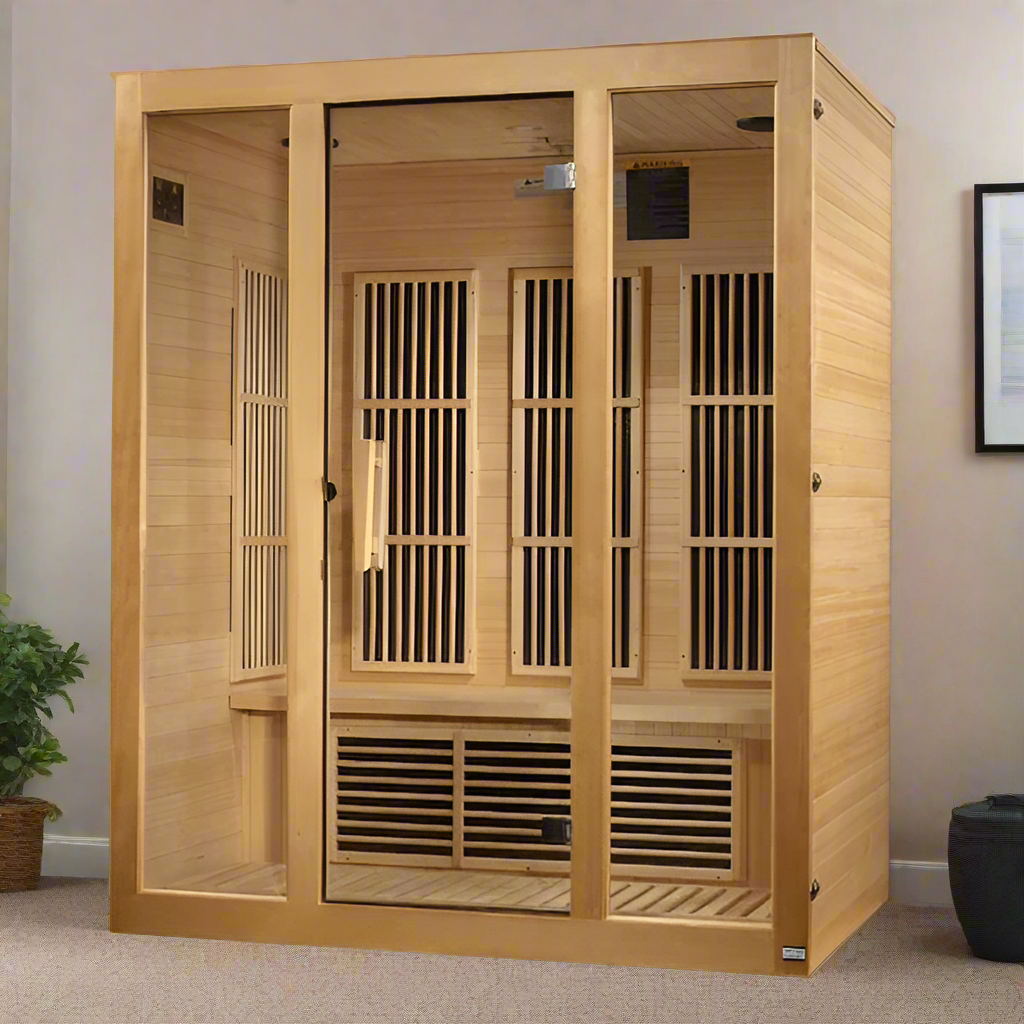 Maxxus Bellevue 3-Person Low EMF FAR Infrared Sauna | MX-J306-01